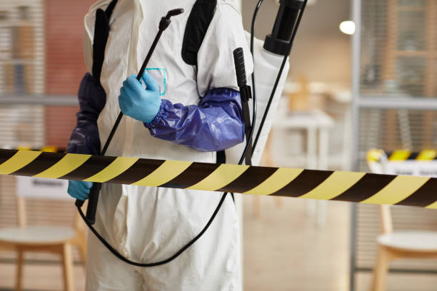 Professional Biohazard technician working in Parker, FL